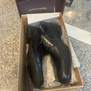 Johnston & Murphy Classic Black Oxfords